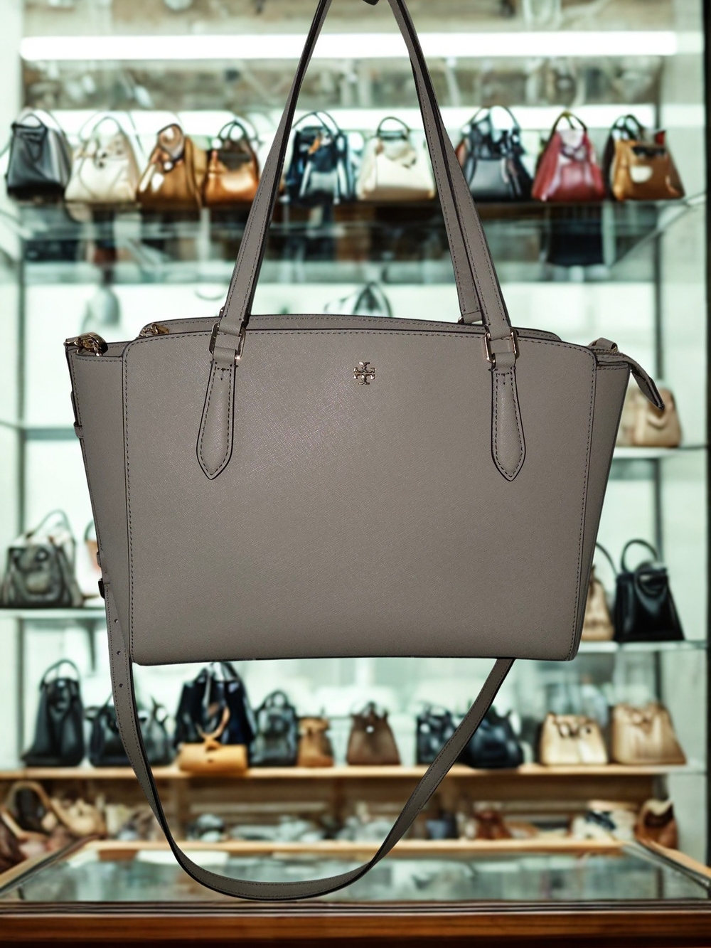 Tory Burch Perry Triple-Compartment Tote